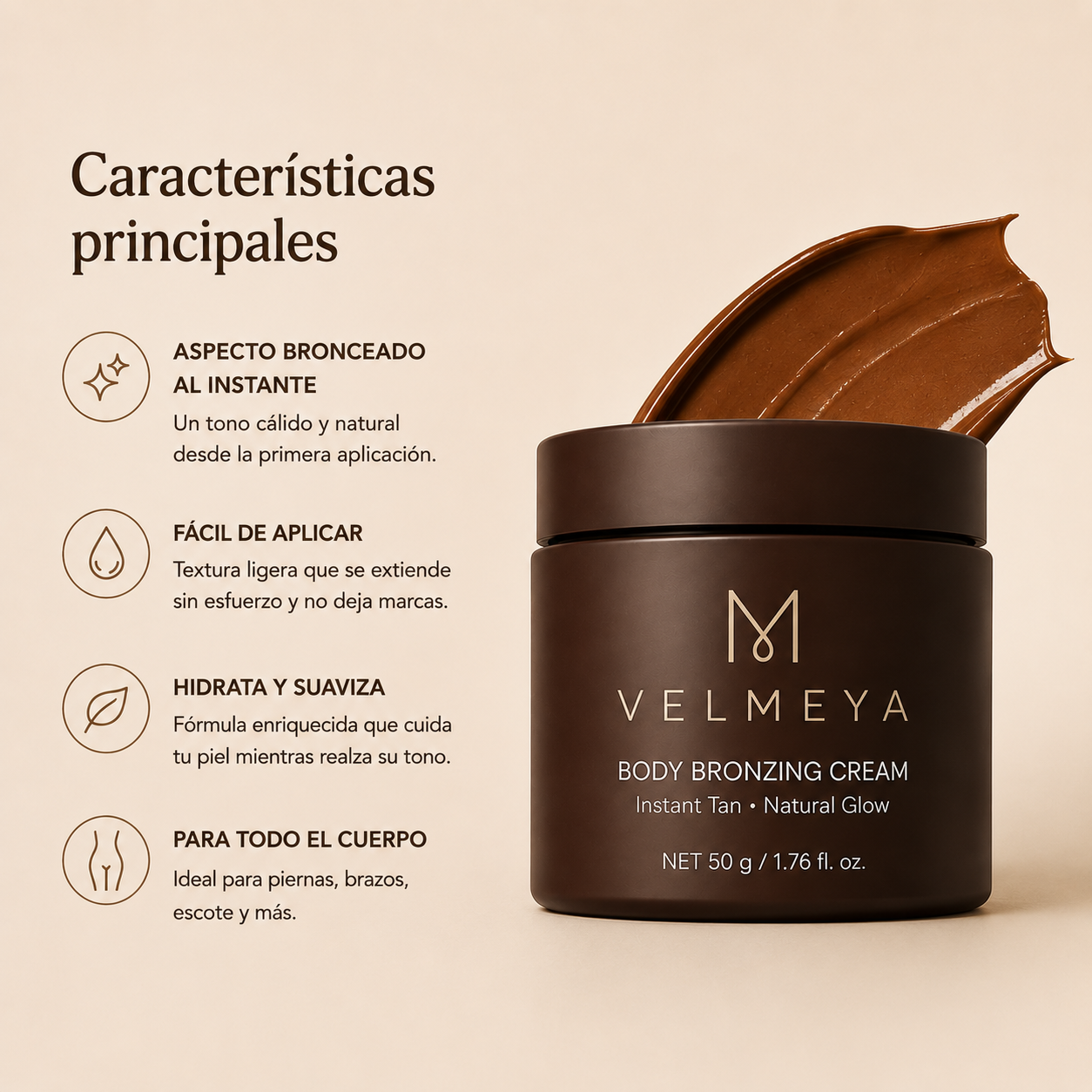 Crema Bronceadora Instantánea
